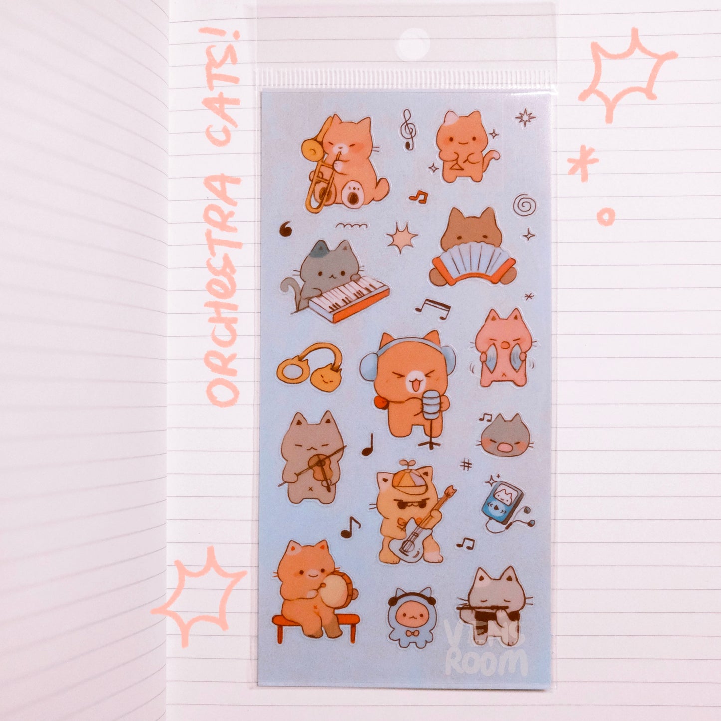 transparent stickers! (set available)