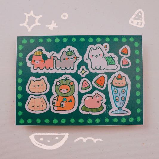 melon sticker sheet